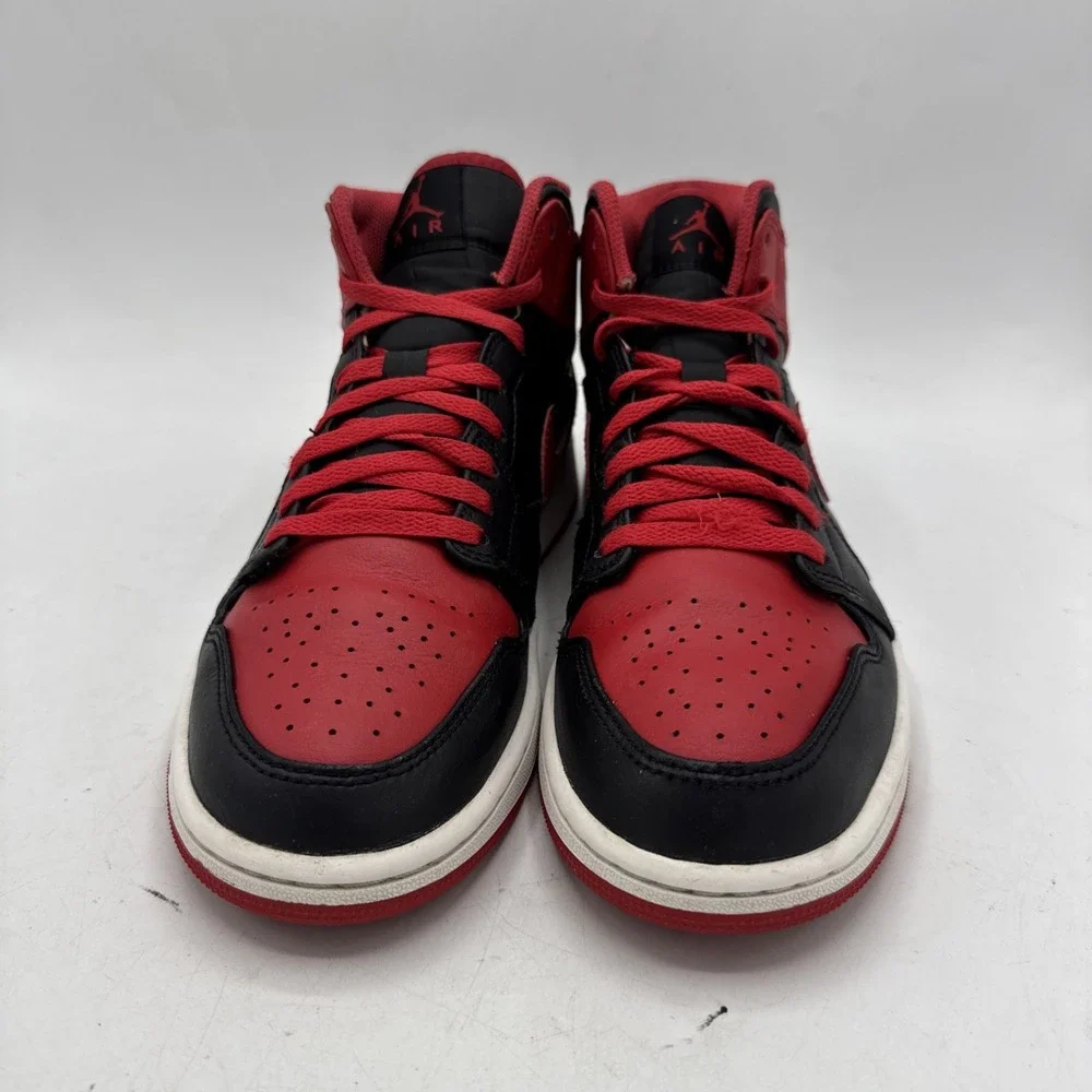 Nike Air Jordan 1 Mid Alternate Bred Sneakers Mens 9 DQ8426-060‎